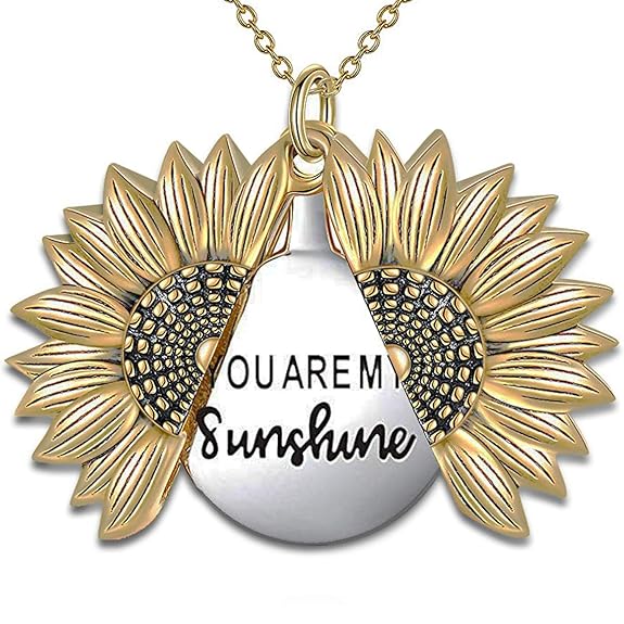 Sunflower necklace