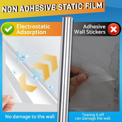 Self-Adhesive Transparent Electrostatic Wall Protection Film | Buy 1 Get 1 Free