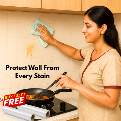 Self-Adhesive Transparent Electrostatic Wall Protection Film | Buy 1 Get 1 Free