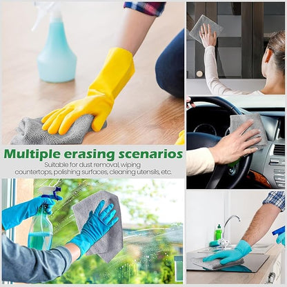 Reusable Microfiber Cleaning Cloth Roll (50 PCS)