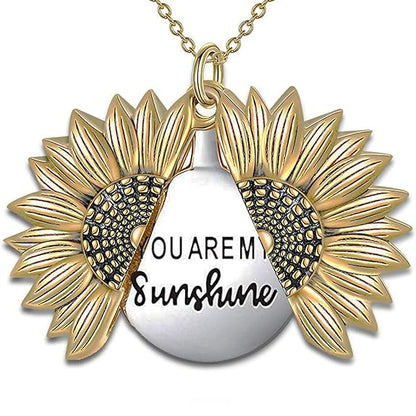 Sunflower necklace