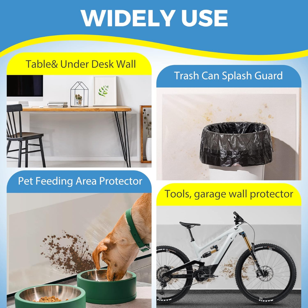 Self-Adhesive Transparent Electrostatic Wall Protection Film | Buy 1 Get 1 Free