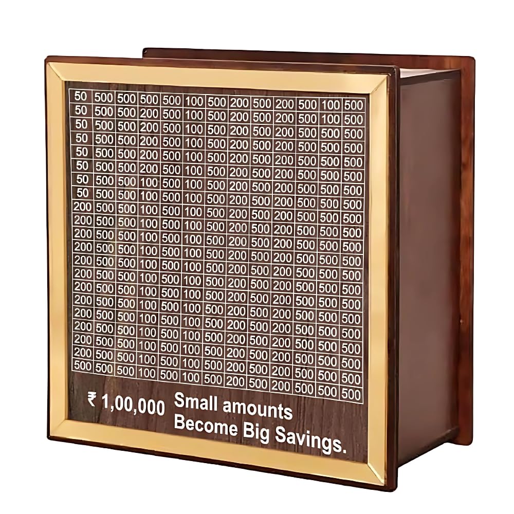 Wooden Money Saving Box