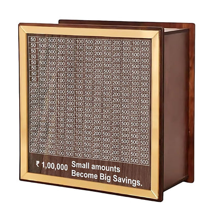 Wooden Money Saving Box