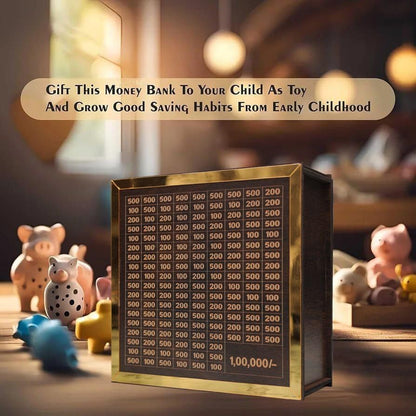 Wooden Money Saving Box