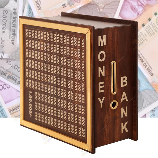 Wooden Money Saving Box